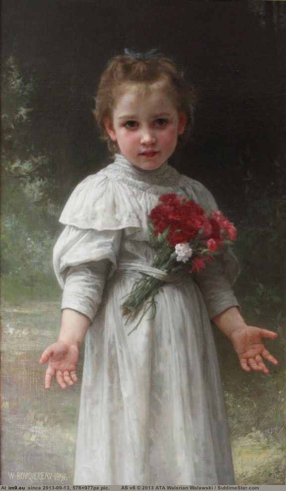 (1896) Yvonne, - William Adolphe Bouguereau (in William Adolphe Bouguereau paintings (1825-1905))
