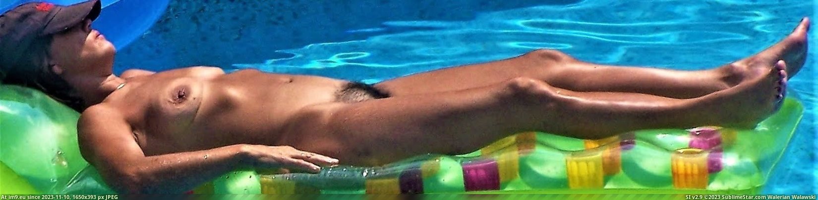 22 (in Angela in the pool naked)