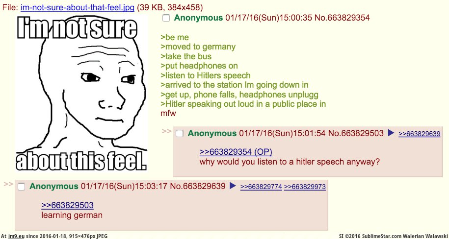 [4chan] Anon moves to Germany (in My r/4CHAN favs)