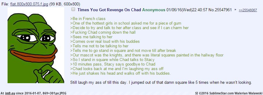 [4chan] Anon Outsmarts Chad (in My r/4CHAN favs)