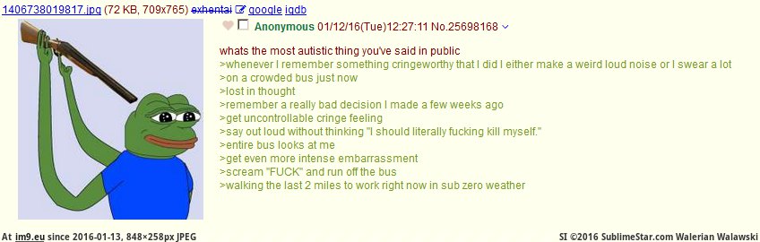 [4chan] Anon remembers a bad decision (in My r/4CHAN favs)