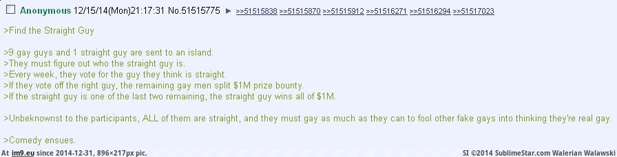 [4chan] Anon's Idea for a Game Show (in My r/4CHAN favs)