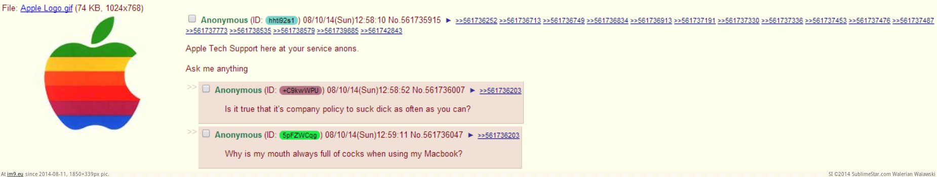 [4chan] Apple Tech Support (in My r/4CHAN favs)