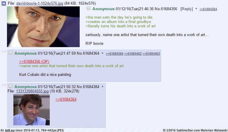 [4chan] -mu- discuss Bowie's death (in My r/4CHAN favs)