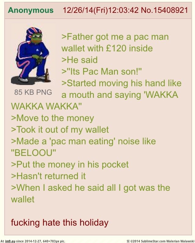 [4chan] Robot gets a Christmas gift from his dad. (in My r/4CHAN favs)