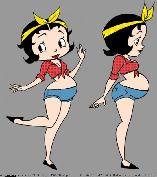 5432525325 (in Pregnant Betty Boop)