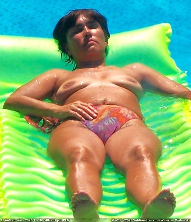 8 (in Angela in the pool naked)