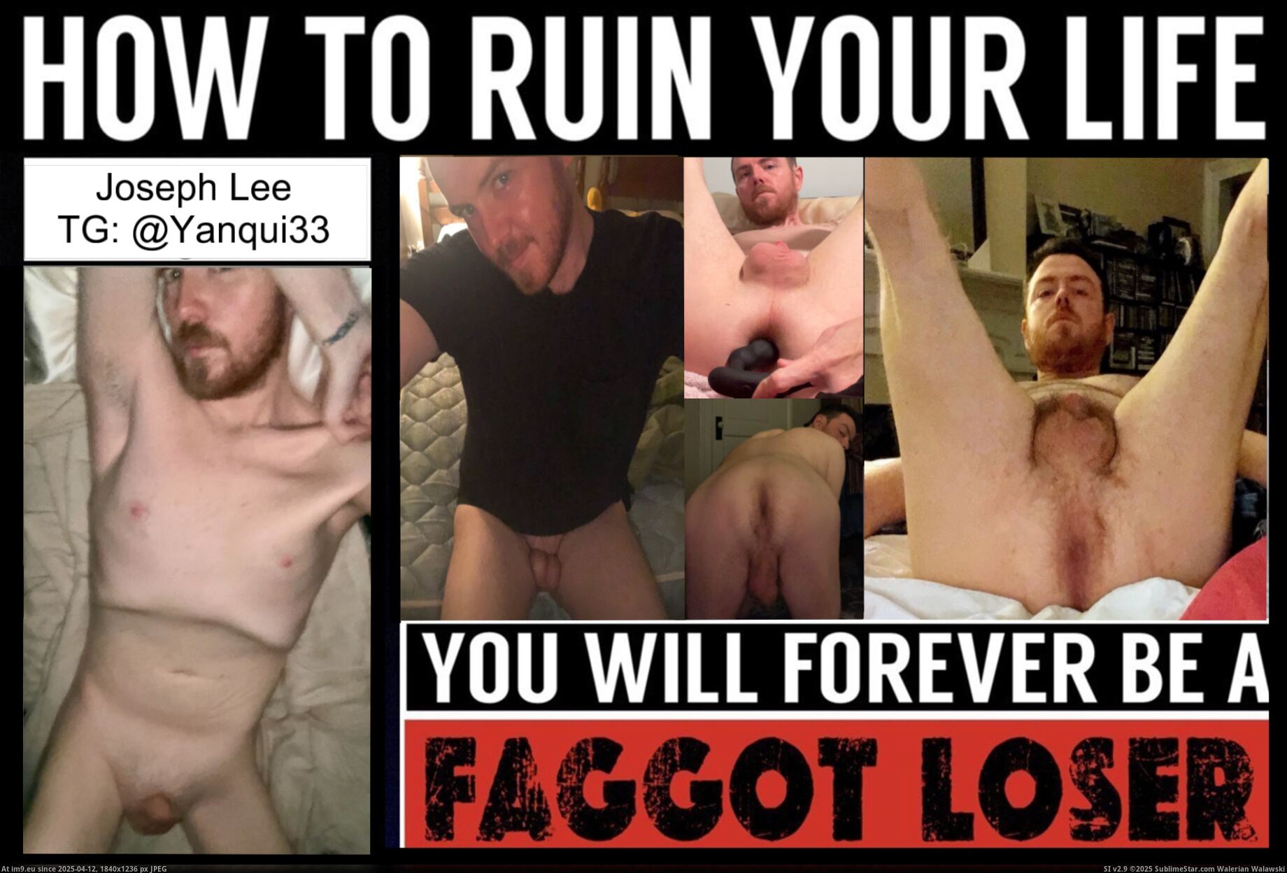 #Slut #Whore #Exposed #Fag #Bitch #Ray #Faggot #Dickless 9531A5D9-FCFA-418E-AD72-33A40C1446BB Pic. (Image of album Instant Upload))