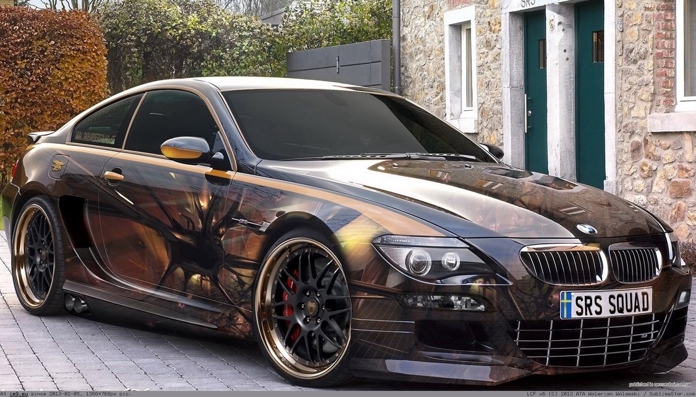 Airbrush Bmw Wallpaper 1366X768 (in Car wallpapers 1366x768 (cars))