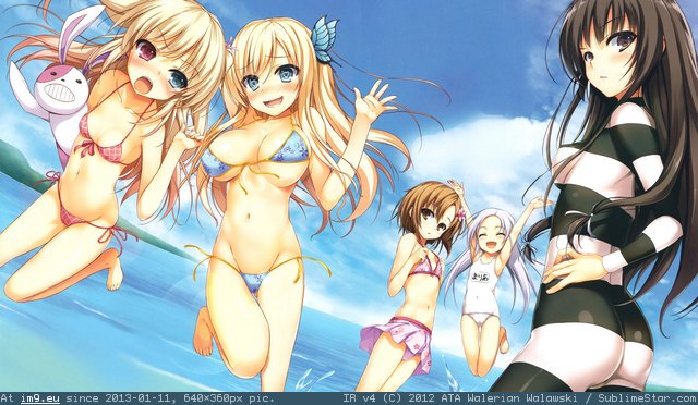 Anime Bokuwatomodachigasukunaibeachwallpaperhd1080P Lq Display (anime image) (in Anime wallpapers and pics)