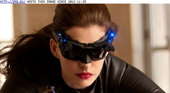 Anne Hathaway -Catwoman Glasses Dark -Knight Rises (in Anne Hathaway Picture Collection)