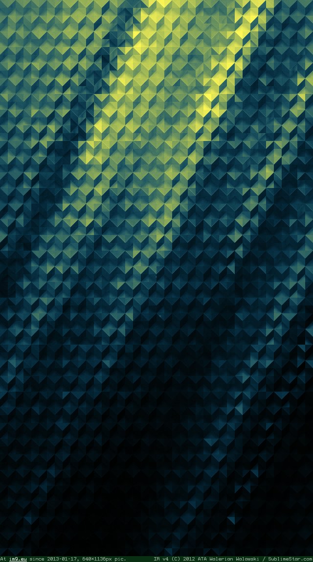 Bjango Cube Aqua (iPhone wallpaper) (in IPhone 5 wallpapers W3S)