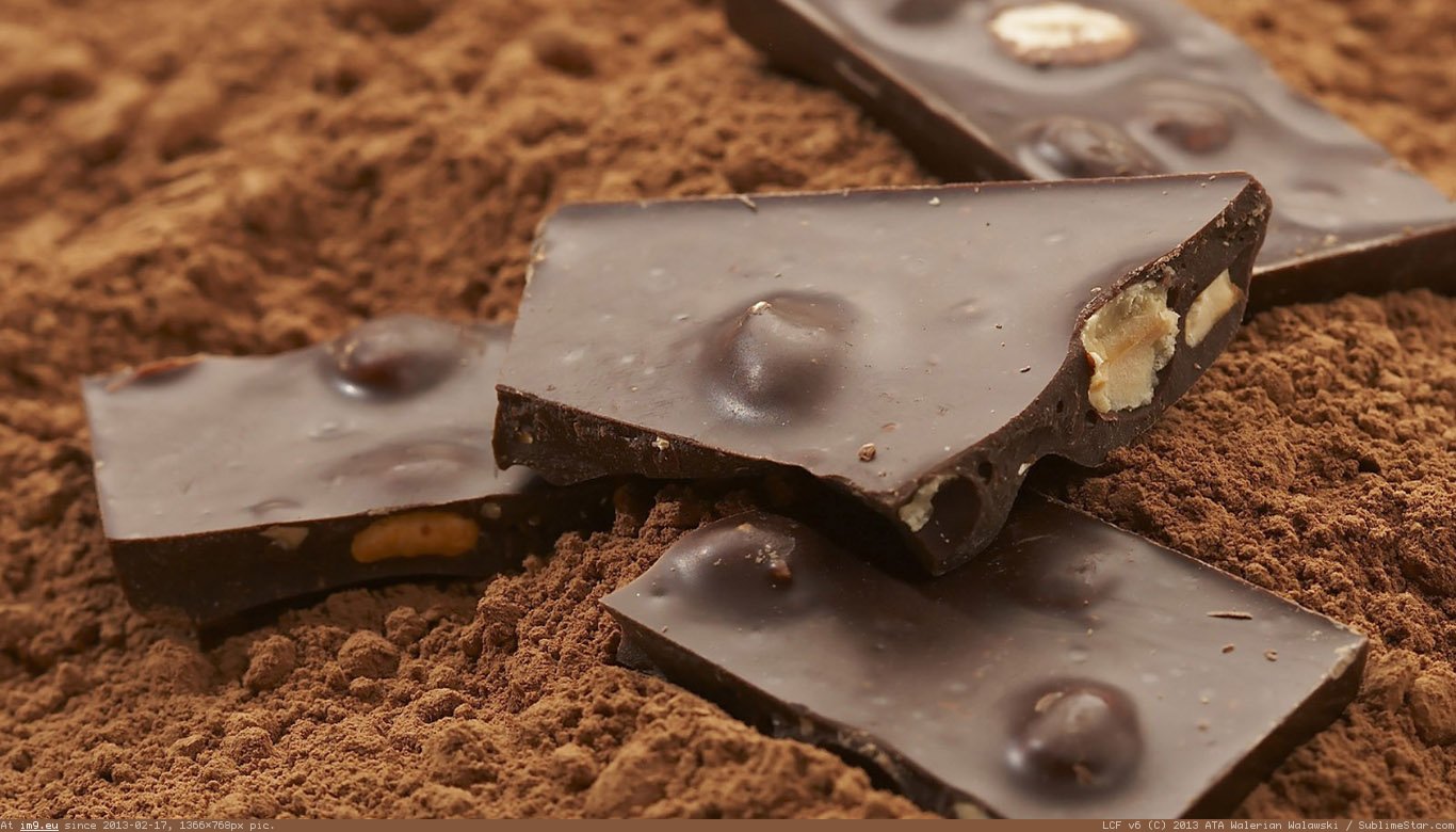 Chocolate Wallpaper 1366X768 (in Food and Drinks Wallpapers 1366x768)