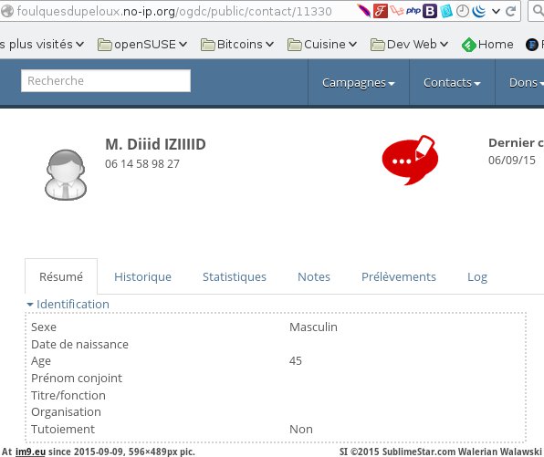 contact (in KDE PasteBin)