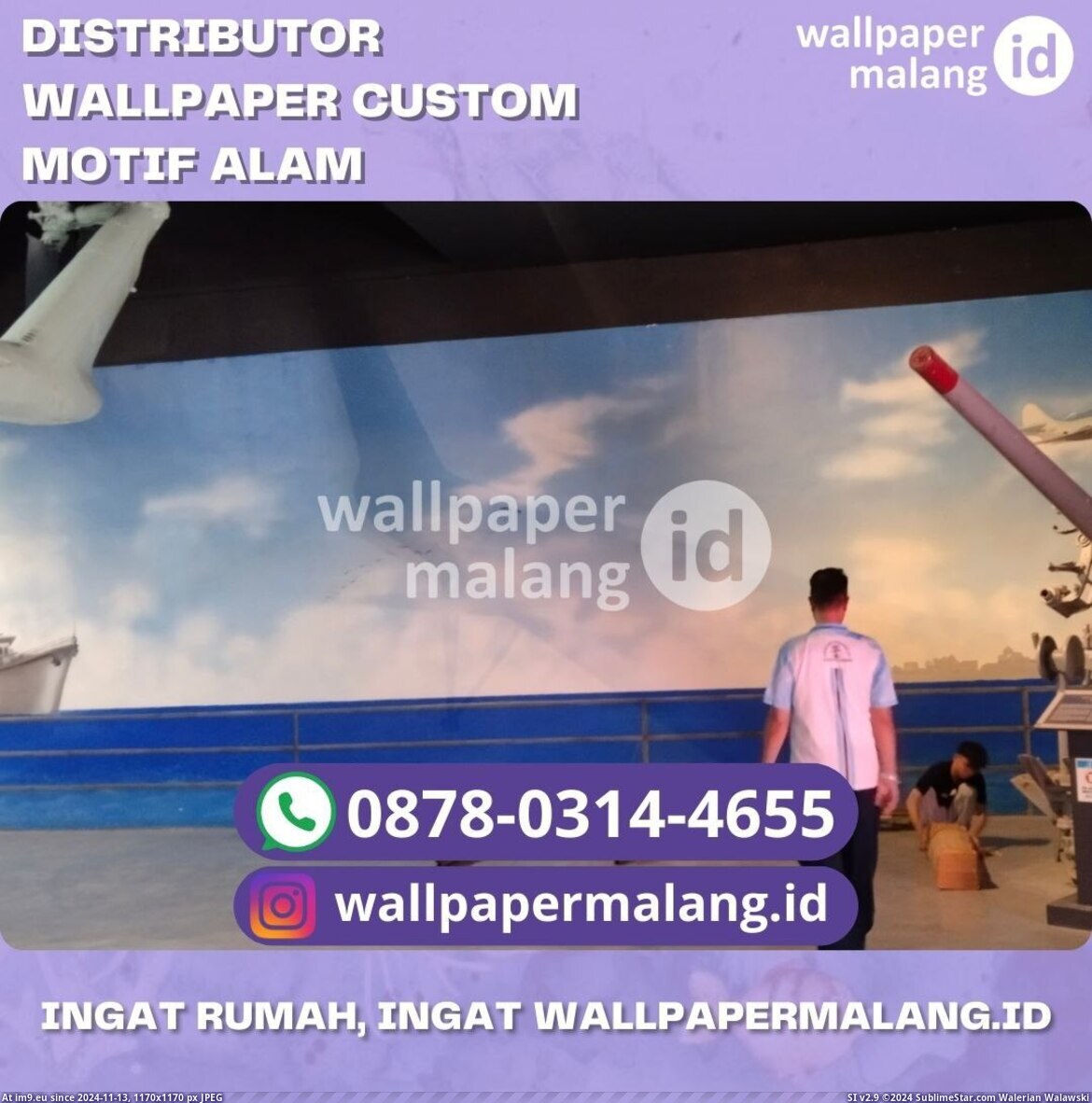 #Wallpaper #Upload #Distributor #Motif #Alam DISTRIBUTOR WALLPAPER CUSTOM MOTIF ALAM Pic. (Obraz z album Instant Upload))