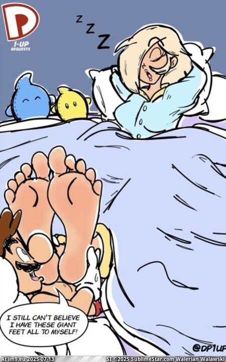 Dp1up-Rosalina Sleeping Foot Worship (in Instant Upload)