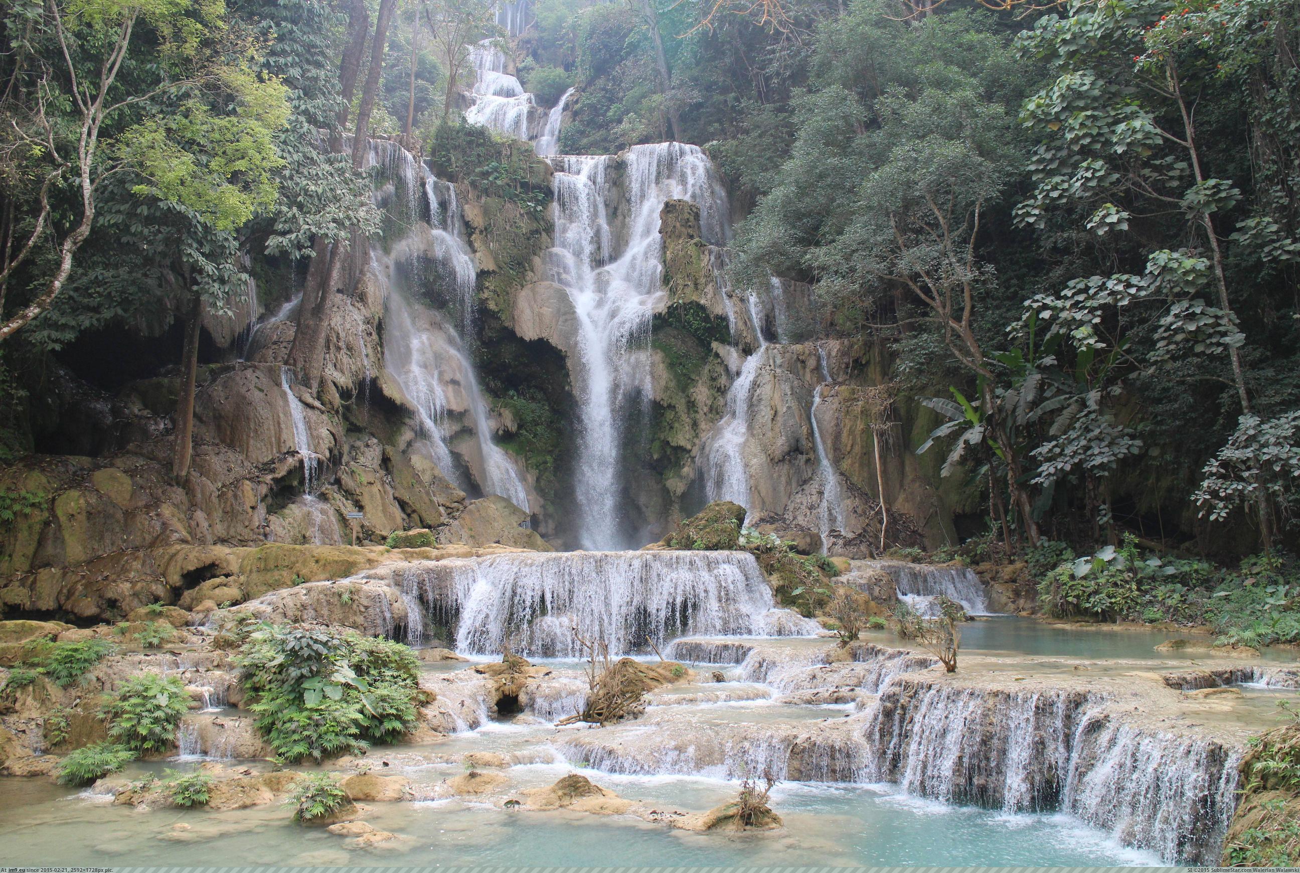 Анаконда куанг манг чжи зай на русском. Водопад Куанг си. Водопад тат Куанг си. Водопад Куанг си Лаос фото. Лаос красивые места.
