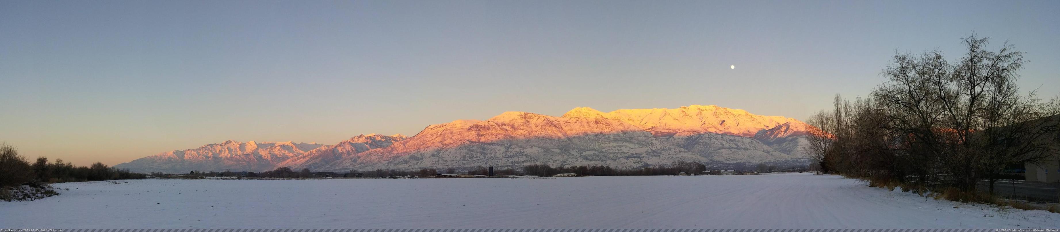 [Earthporn] Probably the best picture I've ever taken. Mt. Timpanogos, UT (10368X2240) (in My r/EARTHPORN favs)