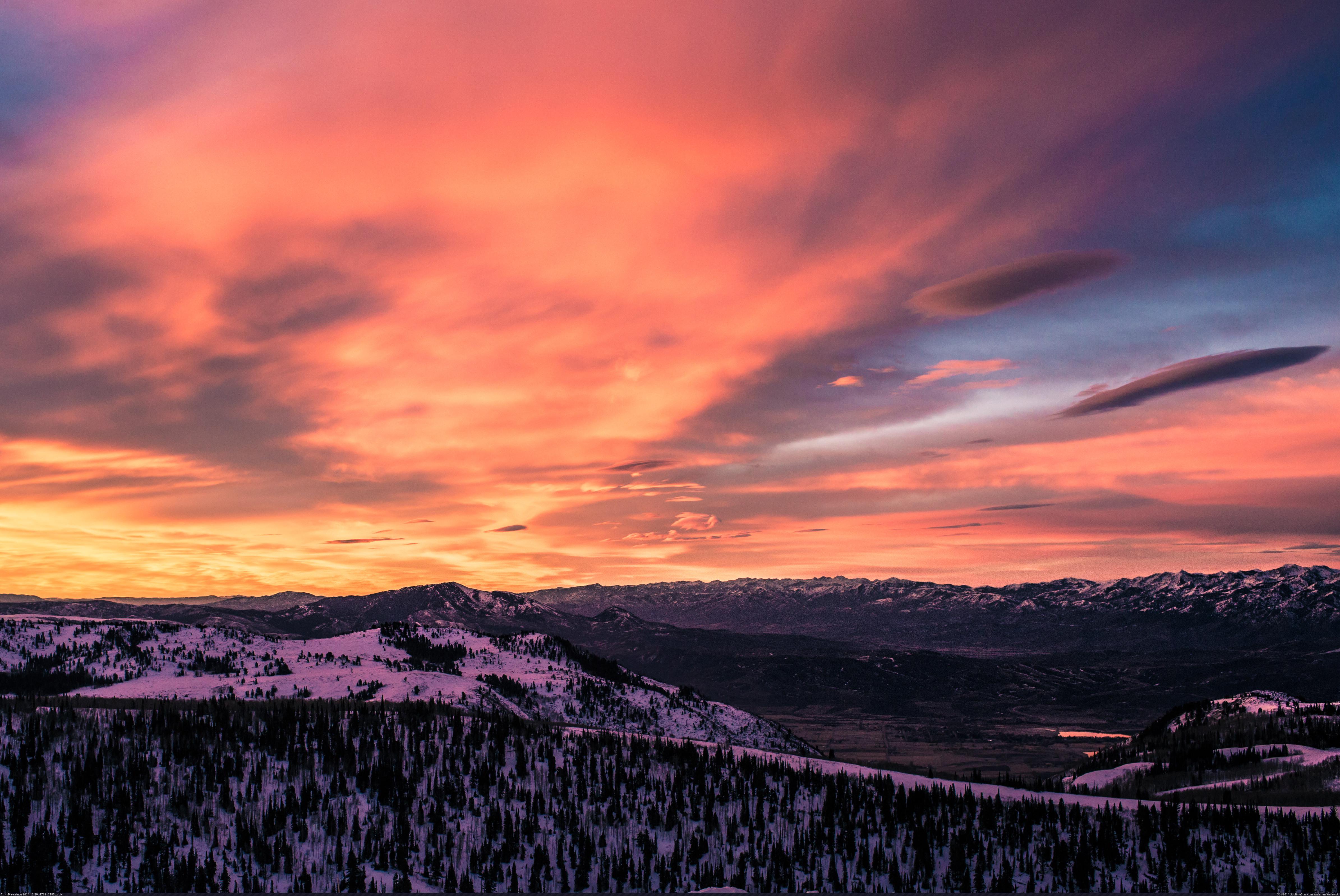 [Earthporn] Sunrise at the peak of Powder Mountain, Utah [OC] [4778 x 3185] (in My r/EARTHPORN favs)