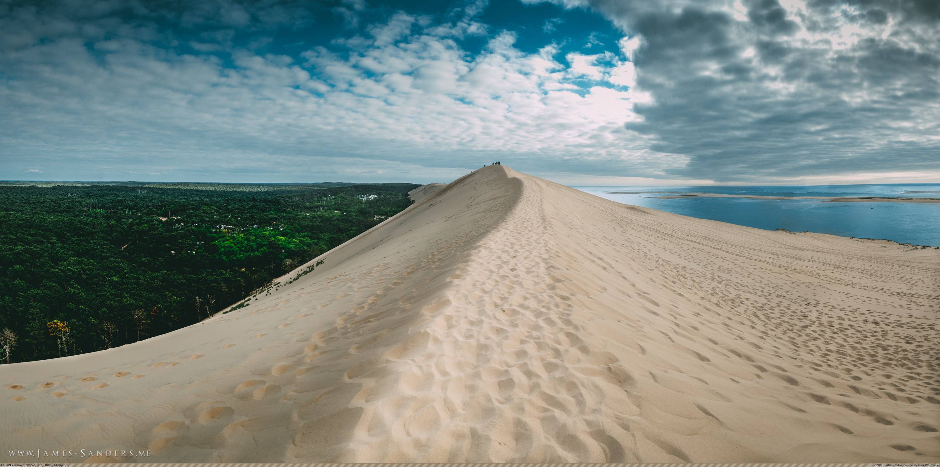 [Earthporn] Tallest sand dune in Europe. Dune of Pylat, France [3000x1480] (in My r/EARTHPORN favs)