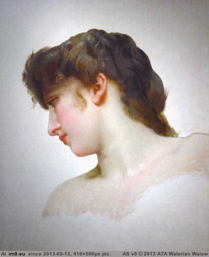 Etude De Tete De Femme Blonde Profil - William Adolphe Bouguereau (in William Adolphe Bouguereau paintings (1825-1905))