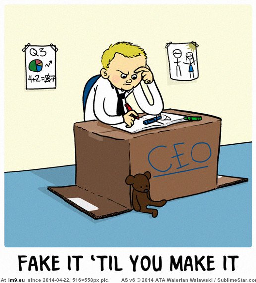 #Fake #Til Fake It 'Til You Make It Pic. (Obraz z album Rehost))
