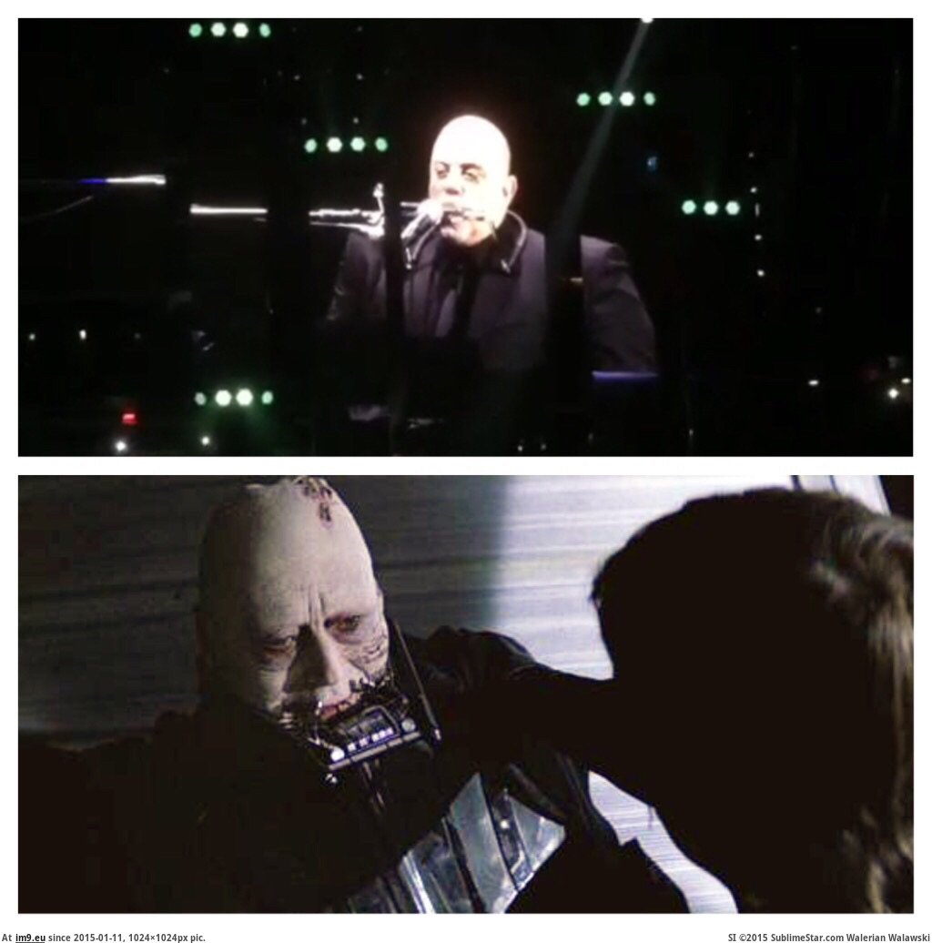 [Funny] Billy Joel playing harmonica looks like dying Anakin Sywalker (in My r/FUNNY favs)