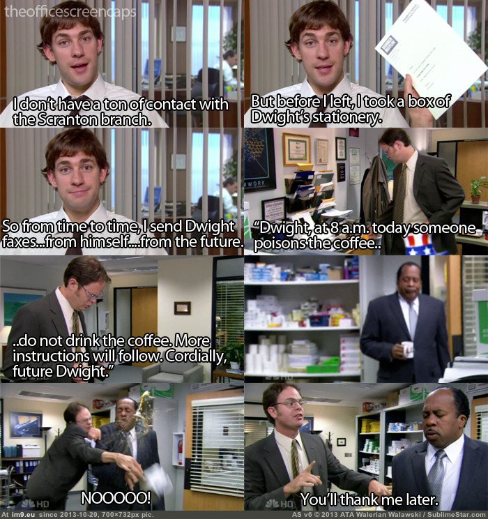 [Funny] One of my favorite Jim &amp; Dwight moments [The Office] (in My r/FUNNY favs)