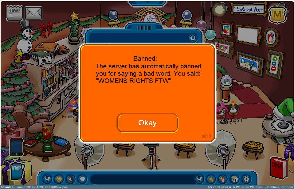 [Gaming] The funniest Club Penguin ban! (in My r/GAMING favs)