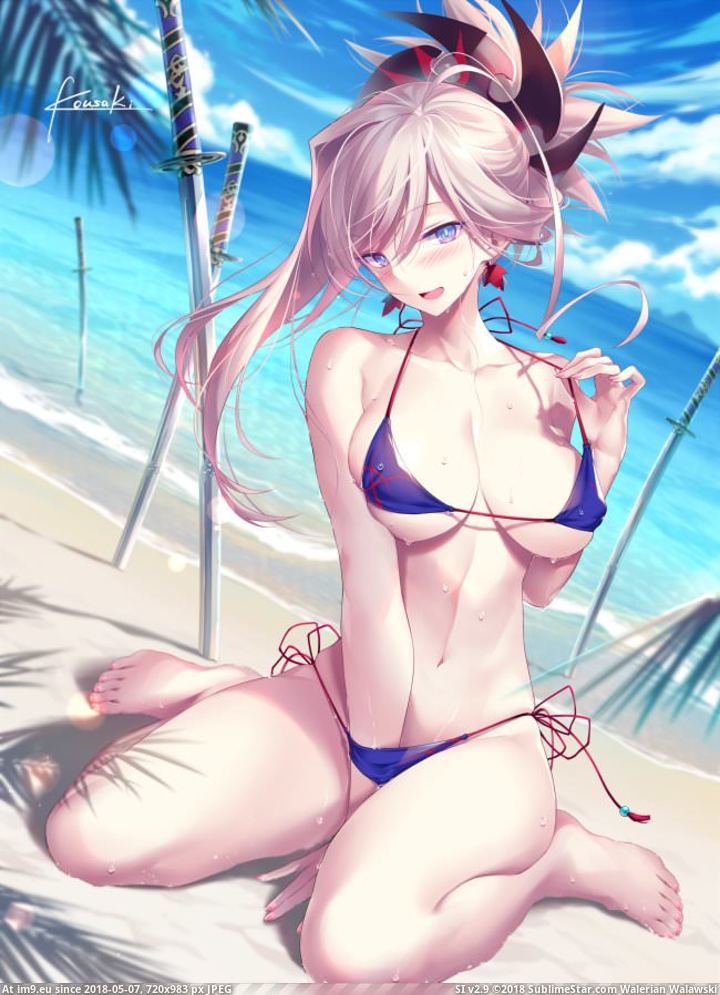 [Hentai] Miyamoto Musashi on the beach (in My r/HENTAI favs)