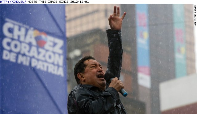 Hugo Chavez Gives 666 Sign (in Zionist Conspiracy Pics)