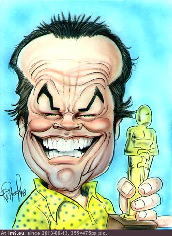 Jack Nicholson2 Cartoon Character (in Movie Stars Funny Cartoon Characters)