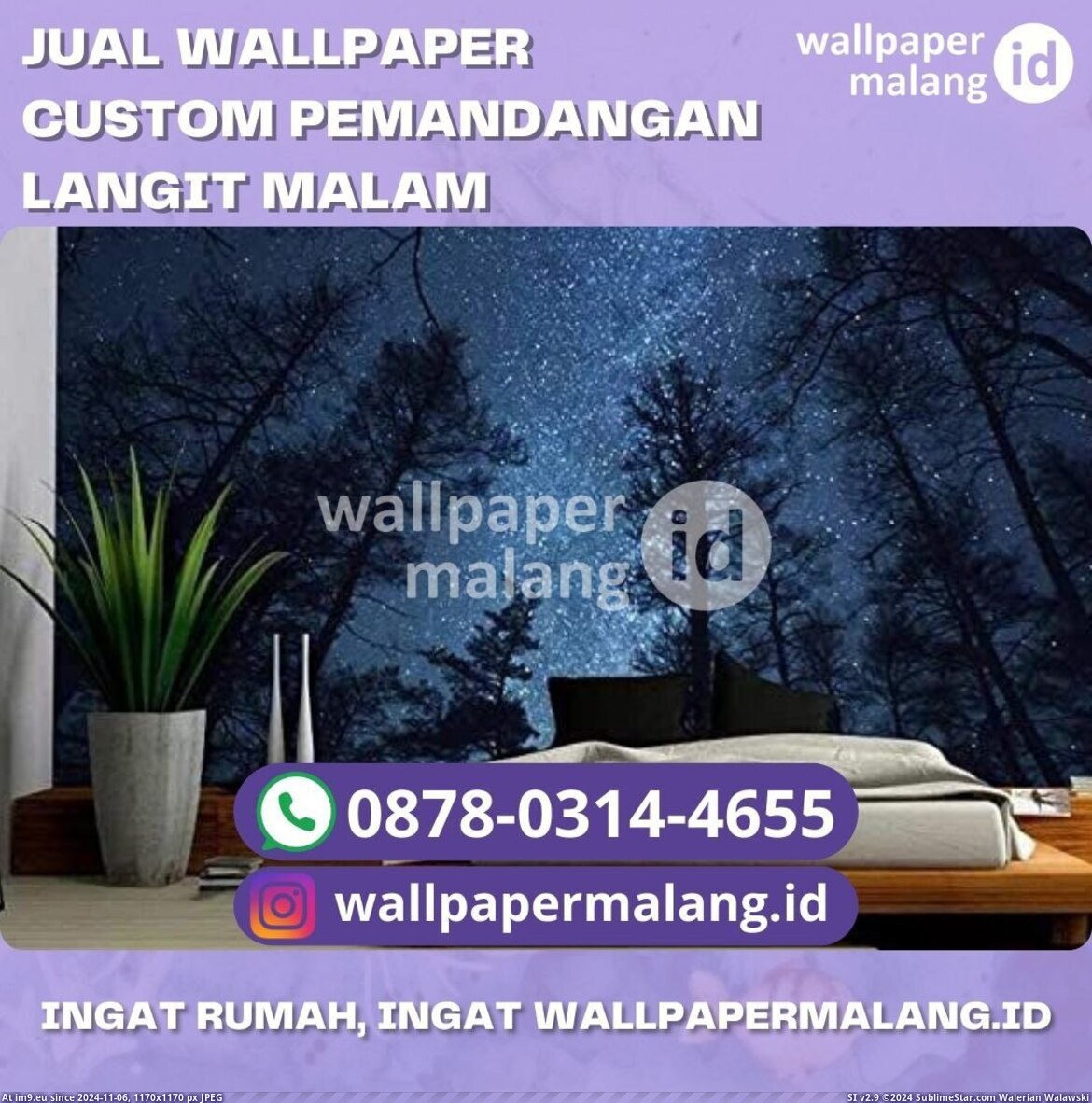 #Wallpaper #Jual #Pemandangan #Picture JUAL WALLPAPER CUSTOM PEMANDANGAN LANGIT MALAM Pic. (Image de album Instant Upload))