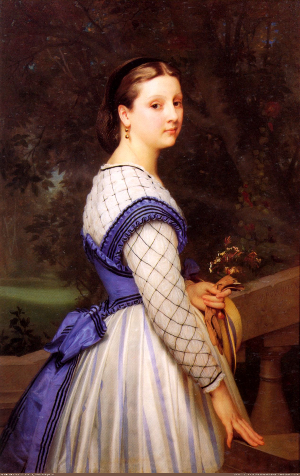 La Comtesse De Montholon - William Adolphe Bouguereau (in William Adolphe Bouguereau paintings (1825-1905))