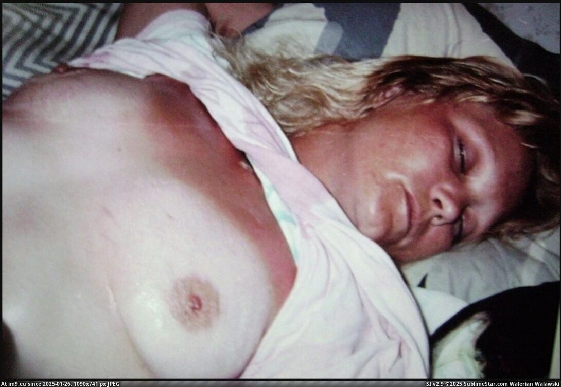 #Blonde #Wife #Asleep #Retro #Passed Lora's Close-Up Pic. (Image of album Wife Lora))
