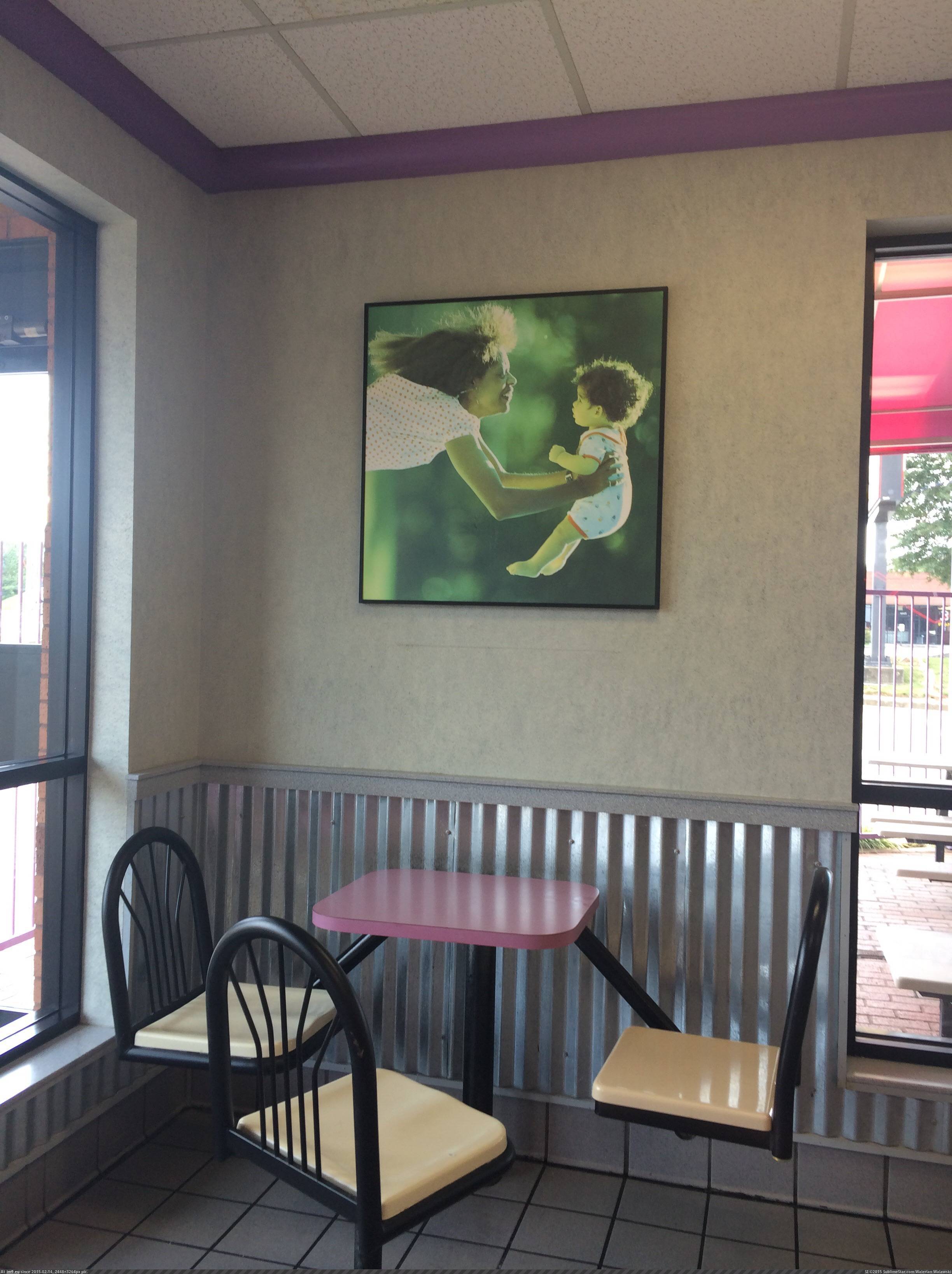 [Mildlyinteresting] This picture in McDonald's was hung sideways. (in My r/MILDLYINTERESTING favs)