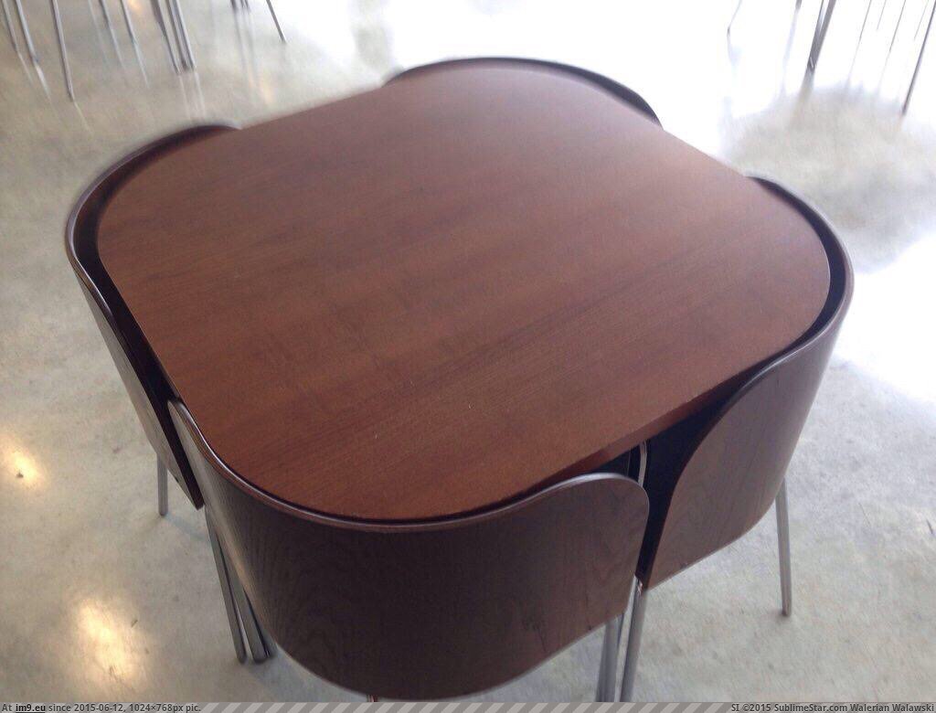 [Mildlyinteresting] This table's chairs fit perfectly (in My r/MILDLYINTERESTING favs)