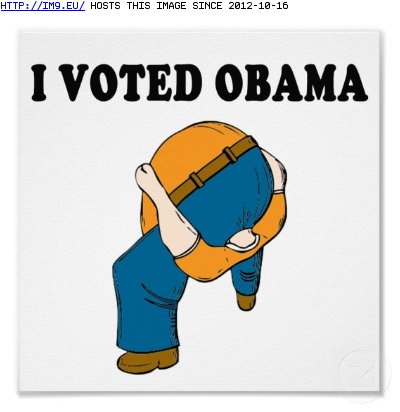 Obama voter head up (in Obamarama)