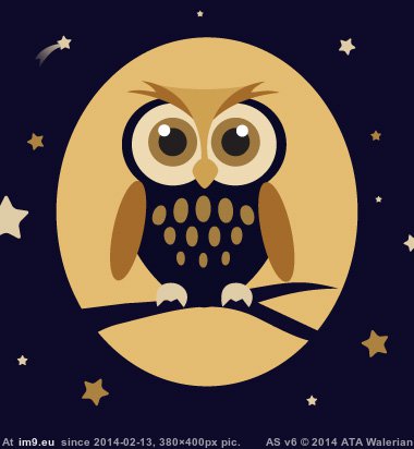 #Art #Night #Clip #Drawing #Owl Owl At Night (Clip Art, Drawing) Pic. (Image de album Rehost))