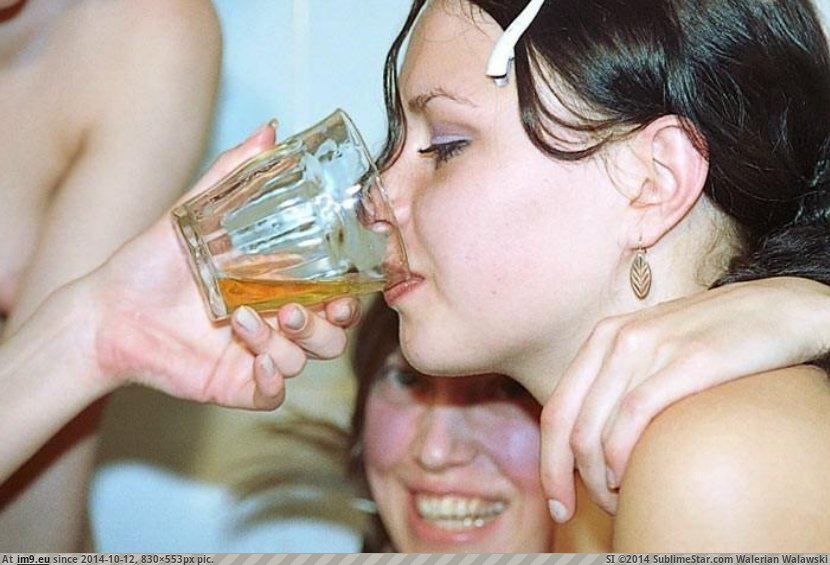 Lesbians Drinking Cum 10