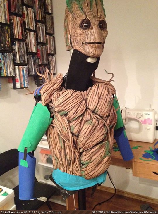 [Pics] Feeling overwhelmed by my Groot costume, taking a break to share some progress photos. 10 (in My r/PICS favs)
