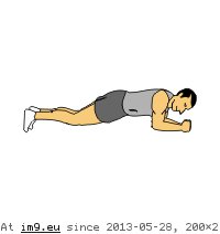 Plank (animated) (in Core exercises animations)