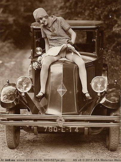 1920s Vintage Car - Flapper Porn album (full images)