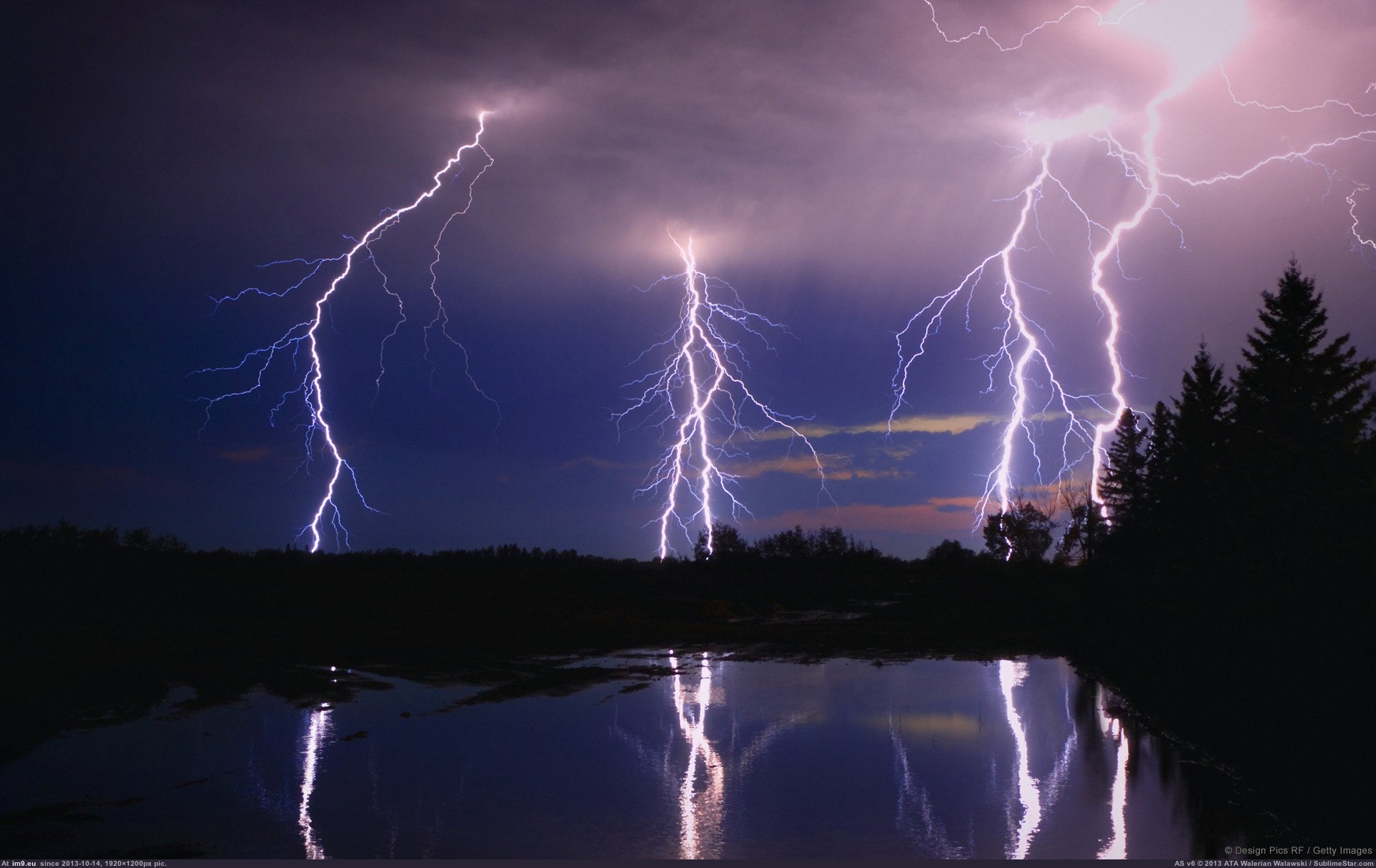 Reflections of Lightning (in 1920x1200 wallpapers HD)