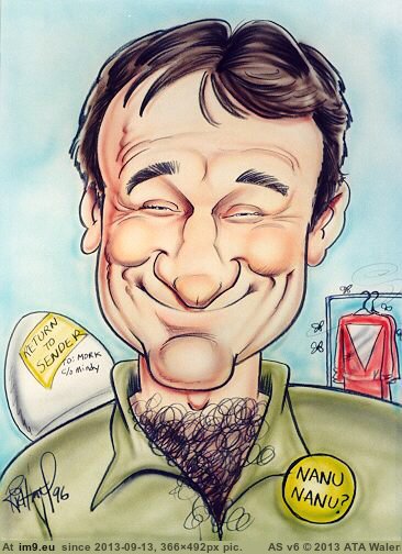 Robin Williams2 Cartoon Character (in Movie Stars Funny Cartoon Characters)