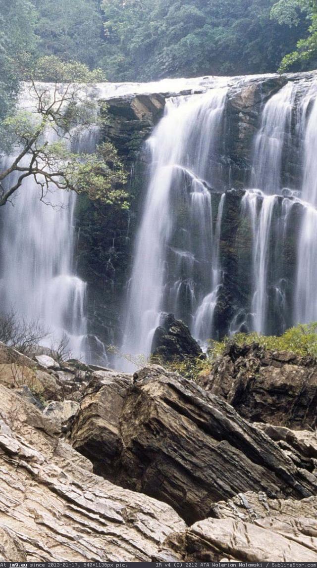 Scenic Waterfalls Best Wallpapers 1136X640 (iPhone wallpaper) (in IPhone 5 wallpapers W3S)