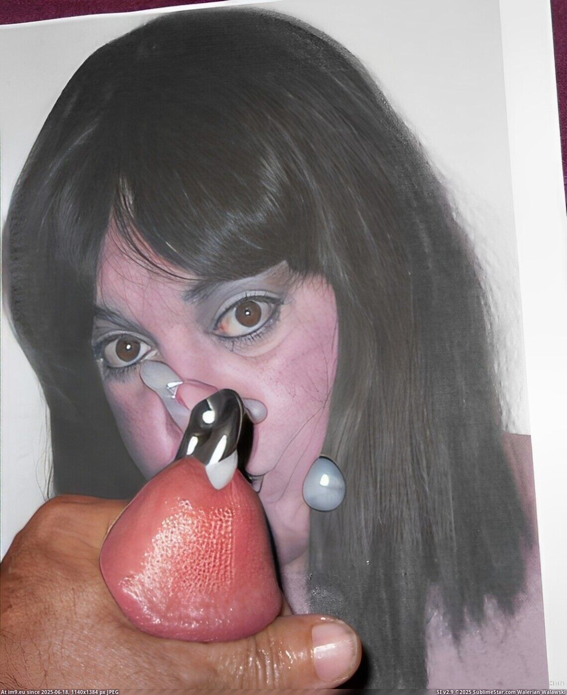 #Facial #Faggot #Cocksucker #Jazmin #Crossdressing #Sissy #Crossdresser Sissy Crossdresser Jazmin Facial (6) Pic. (Image de album Sissy Jazmin cum in my mouth))