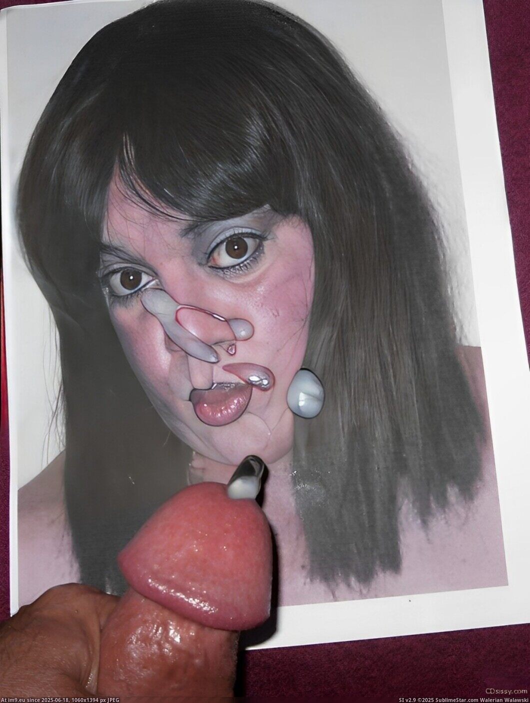 Sissy Crossdresser Jazmin Facial (7) (in Sissy Jazmin cum in my mouth)