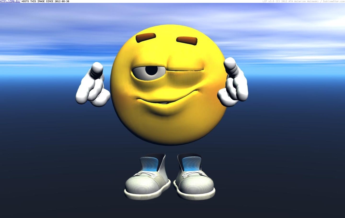 Smiley Cool 128  (smiley wallpaper) (in Smiley Wallpapers)