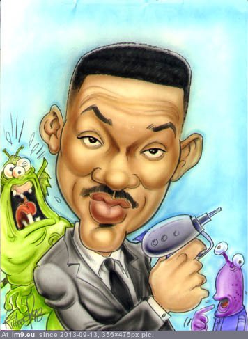 Smith Cartoon Character (in Movie Stars Funny Cartoon Characters)
